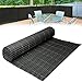 Produktbild HENGMEI 400x120cm PVC Sichtschutzmatte Sichtschutzzaun Anthrazit - Zaun Sichtschutz Windschutz Blickdicht fur Garten, Balkon und Terrasse (400x120cm, Anthrazit)