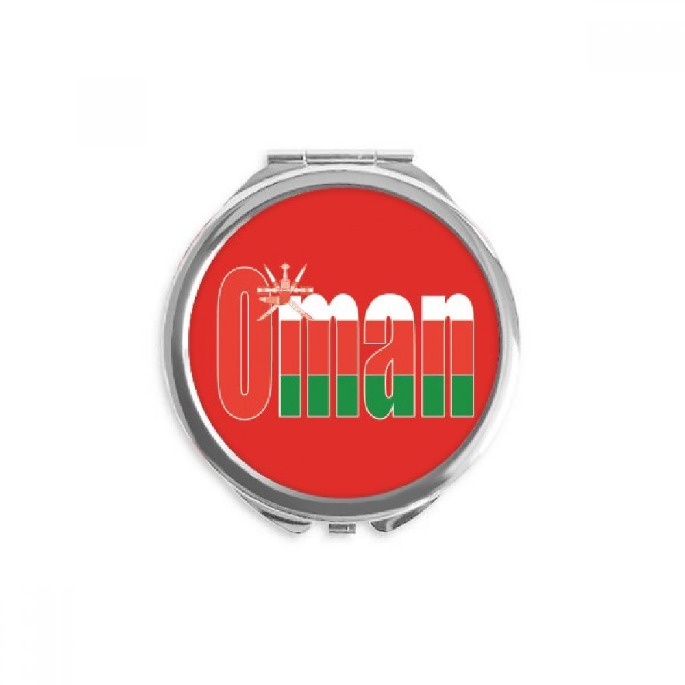 Miroir rond maquillage de poche Oman drapeau un cadeau souvenir unique et symbolique - 5