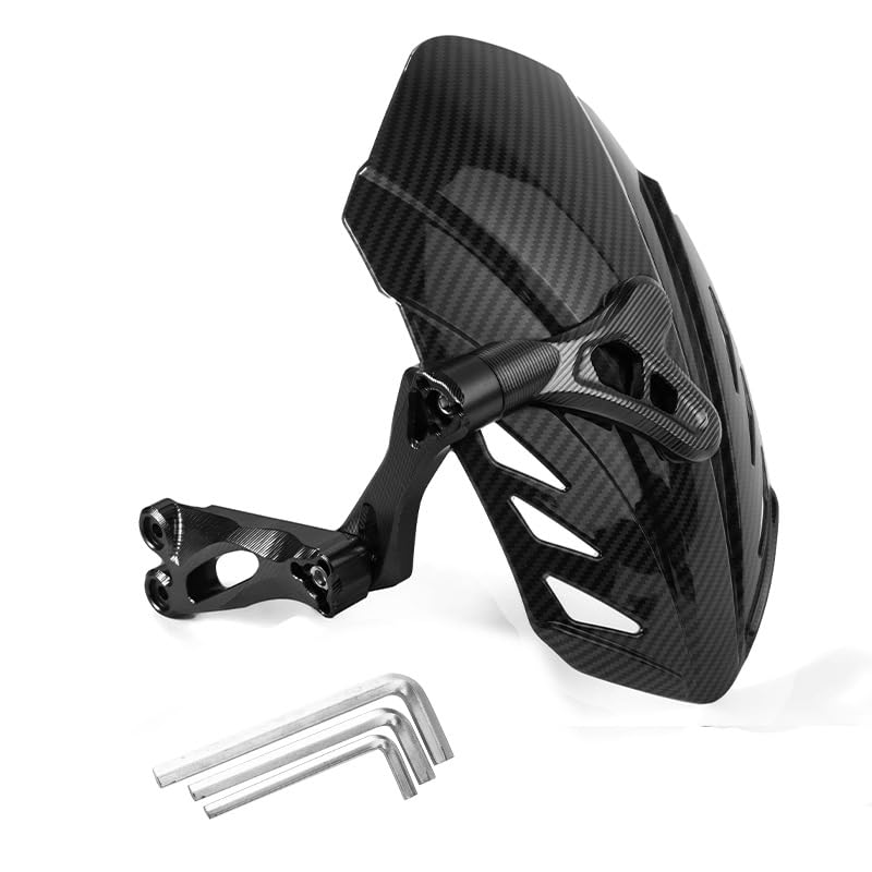 Image of MIPPO Carbon Fiber Rear Fender for N1S, U+b, M2, NGT & Little Monkey Bikes | Modified Scooter Mudguard Accessory