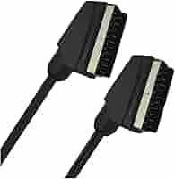 Amazon | RGB Scart ケーブル 21 ピン Scart ビデオケーブル
