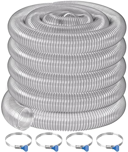 4 x 50 PVC Dust Collection Hose 4 Inch Dust Collector Vacuum Hose