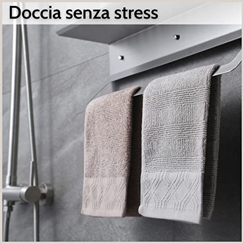 DEKAZIA® porta asciugamani bagno da parete