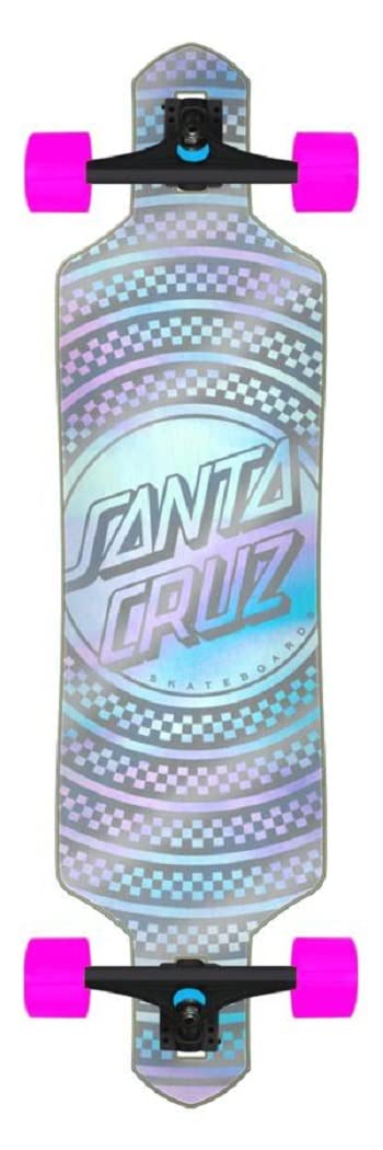 Santa Cruz Skateboards Prismatic Dot Drop Thru Longboard Cruzer, 9 x 36 Pulgadas