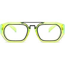Designer Aviator Eyeglasse for Women, Stylish Eyewear Frame with Clear Lens, Anti-blue Light Computer Glasses