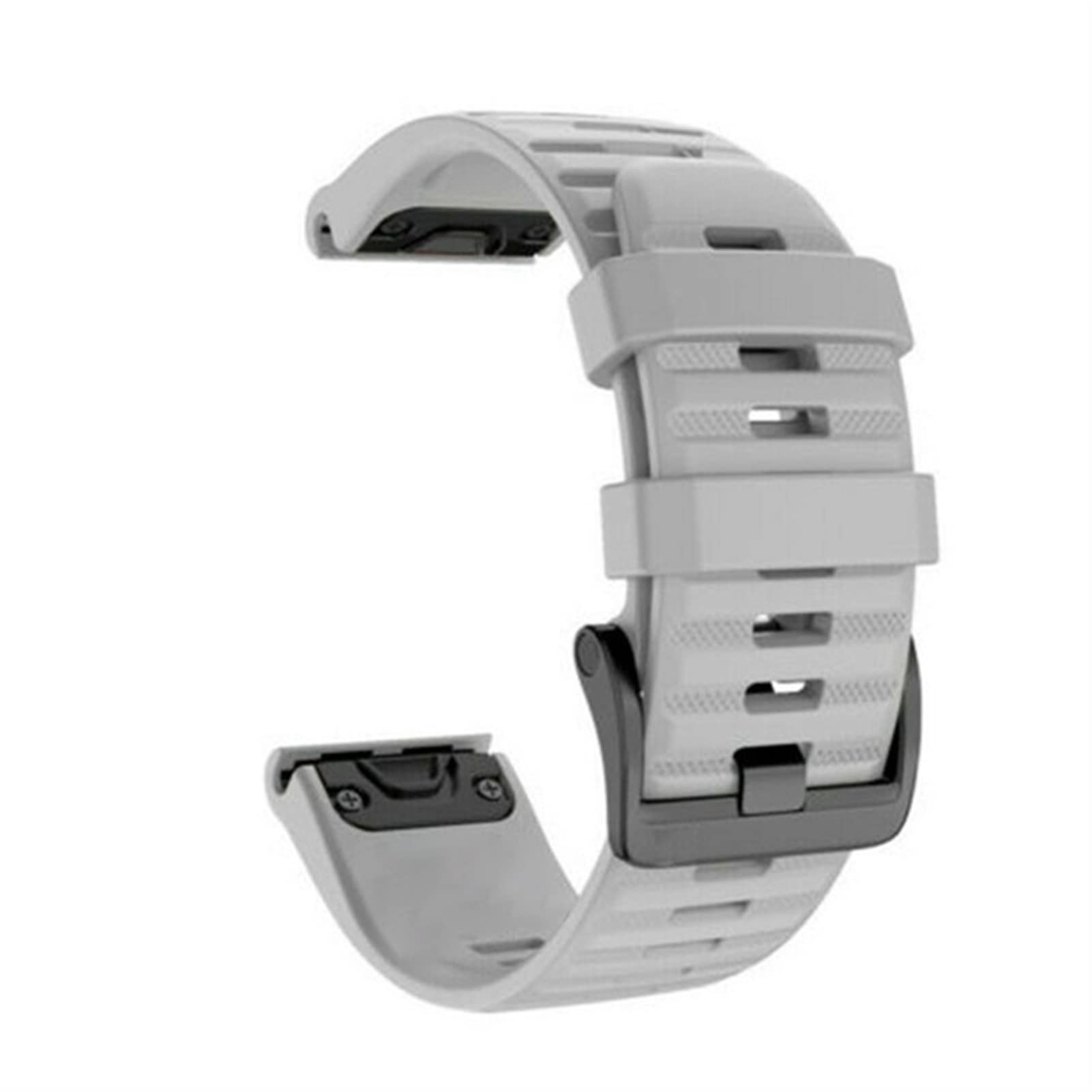 KFAA 20/22/26mm Watchband for Garmin Fenix 6 6S 6X Pro 5 5X 5S Plus 3HR 935 MK2 Silicone Band Quick Release Watch Easyfit Wrist Strap (Color : Gray, Size : Forerunner 935 945)