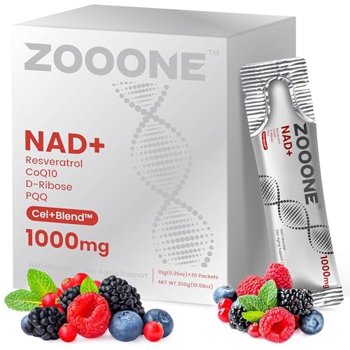 zooone- nad supplement 30pcs premium nicotinamide riboside amp resveratrol dna repair amp healthy aging advanced nad supplement for men amp women boosts cellular energy