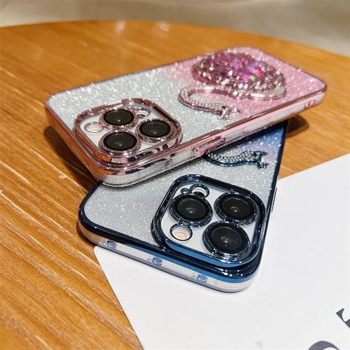 Coque iPhone 14 Pro Max antichoc à paillettes et strass diamantés protecteurs