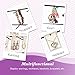 Poyilooo Jewelry Display for Vendors, 30 Hooks Wood Earring Bracelet Display for Vendors Selling with Adversitsing Board, Large Capacity Jewelry Display Holder Stands Rack for Earring Cards Keychain