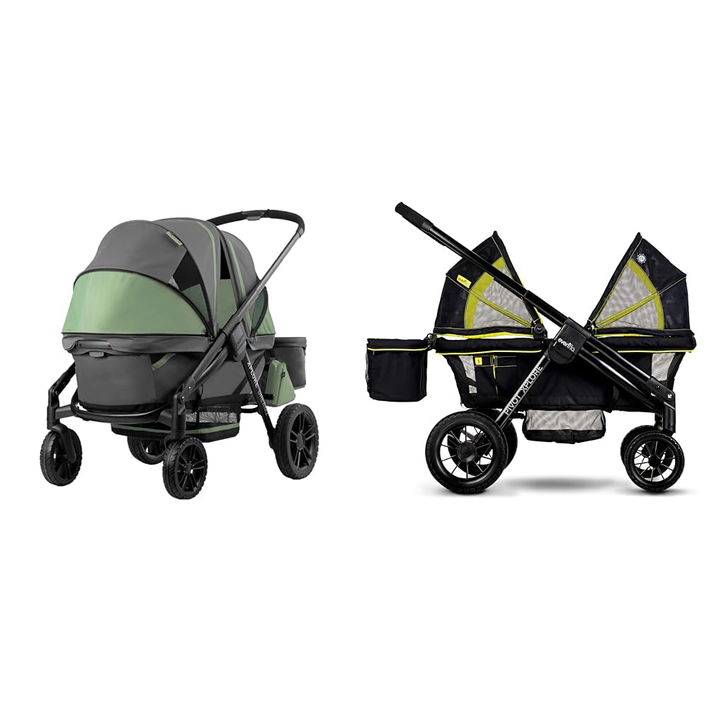 Amazon.com : Evenflo Pivot Xplore All-Terrain Stroller Wagon
