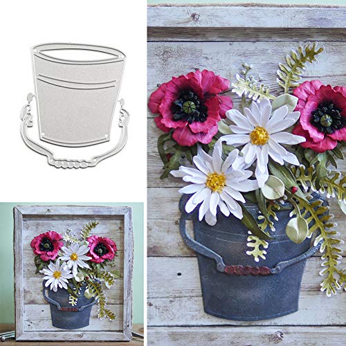 FEIDA DIY Stanzschablone Eimer-Design Schablone für Scrapbooking Papier Karten Album Handwerk Dekor Cover