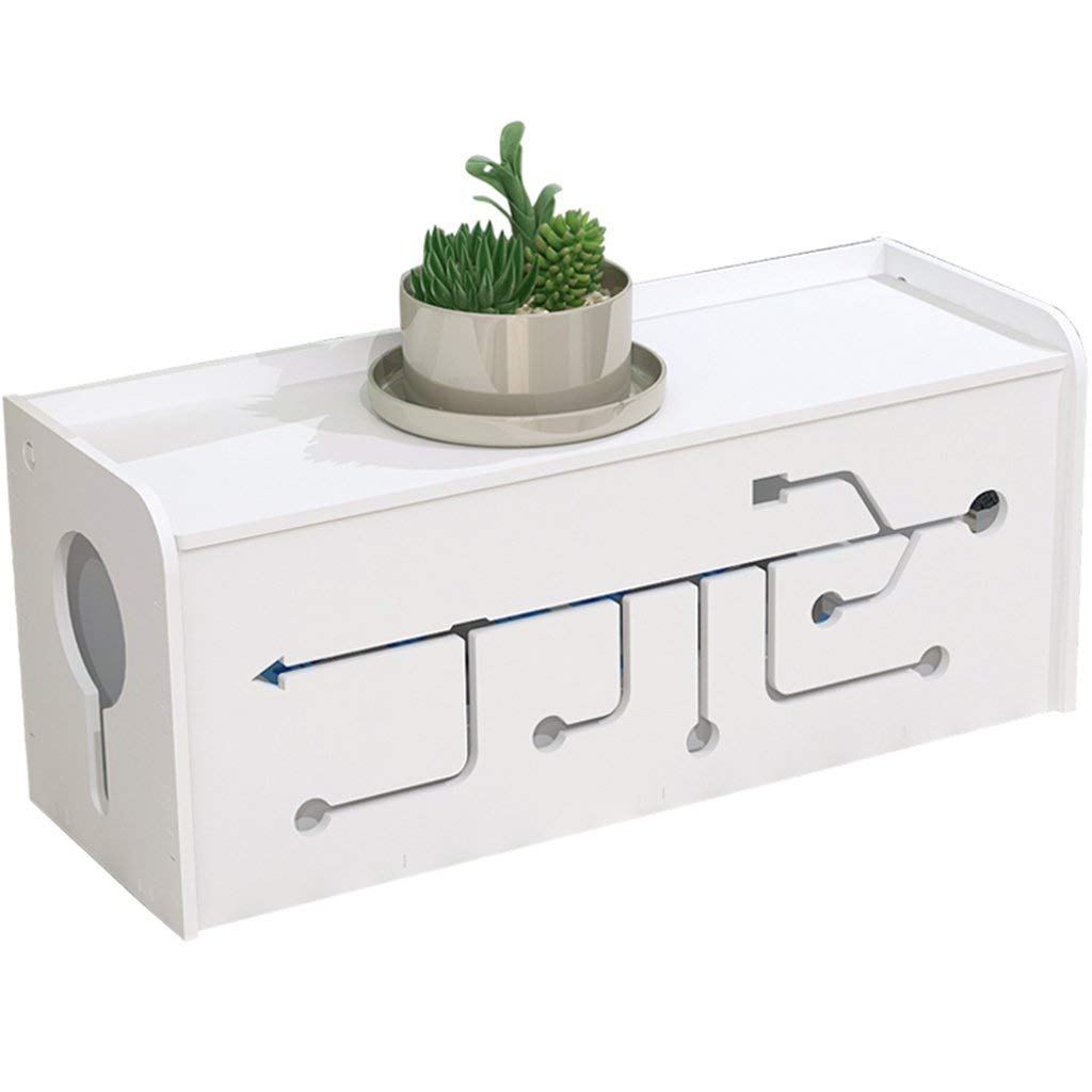 LonveCable Management Box,Splicing Cable Storage Box Organizer Power Strip Box,Kids & Pet Friendly,for power cable and plug,26 * 13 * 15cm