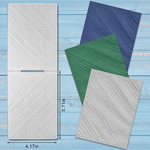 Alibbon Diagonal Stripe Plastic Embossing Folders For Card Making, Stripe Background Embossing Folders For Diy Scrapbooking, Stripe Pattern Template Folders For Paper Craft Photo Album Decorations #TOP1