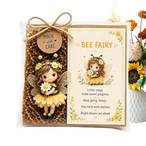 Image of Emotional Support Fairy Figurine With Encouragement Card