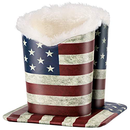 PG6 Plush Fluffy Lined Anti-scratch Eyeglasses Holder Protective Glasses Stand Case