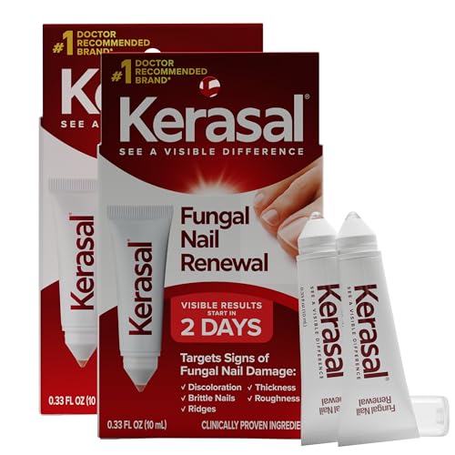 Kerasal Nail Renewal Restorative Nail Repair for Damaged Nails 0.33 oz | Restorative nail repair with Urea helps improve the appearance of damaged discolored nails with quick visible results. product thumbnail 11