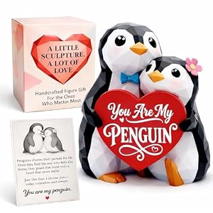 Gifts for Women Her Girlfriend Wife Husband BF Men Him Penguin Figurines