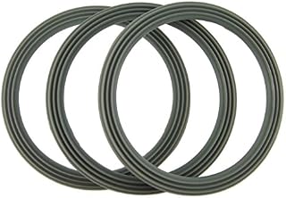 Ufixt Fits Kenwood FP734, FP735, FP905, FP910, FP911 and FP912 Liquidiser Sealing Base Ring - Ridged (Pack Of 3)