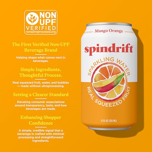 Image of Spindrift Mango Orange Sparkling Water