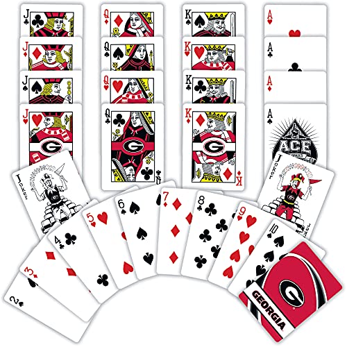 Image of MasterPieces NCAA Georgia Bulldogs, Playing Cards