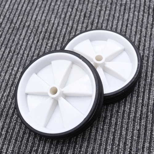 Ruedas de Entrenamiento Universales Sosoport para Bicicleta, 3 Pares, Color Blanco, Soporte Auxiliar de Goma y Acero para Equilibrio y Seguridad miniatura 4