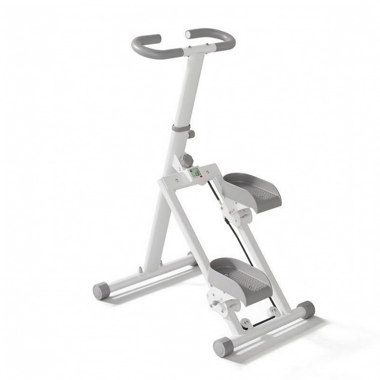 Foldable Stair Stepper with Handlebars Space-Saving Stepper with Handlebars Compact Climbing Exercise Machine Adjustable for Adults, Home Gym, Apartment, Upgraded Model|Stair Machines & Stepp-image-46