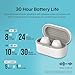 LG xboom Buds by will.i.am, xboom Signature Sound by will.i.am with Graphene Drivers, 3 Mic Active Noise Cancellation, Up to 30 Hours of Battery, IPX4 Water Resistant, White