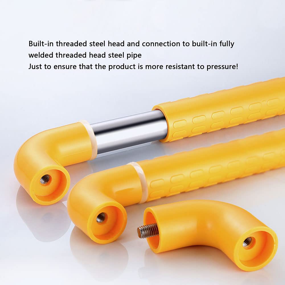asideros para baño, Barras de Agarre Antideslizantes for Baño, Pasamanos de Acero Inoxidable con Acabado Chapado en Plástico, Manija de Seguridad, Toallero con Agarre for Pared de Ducha for Personas M