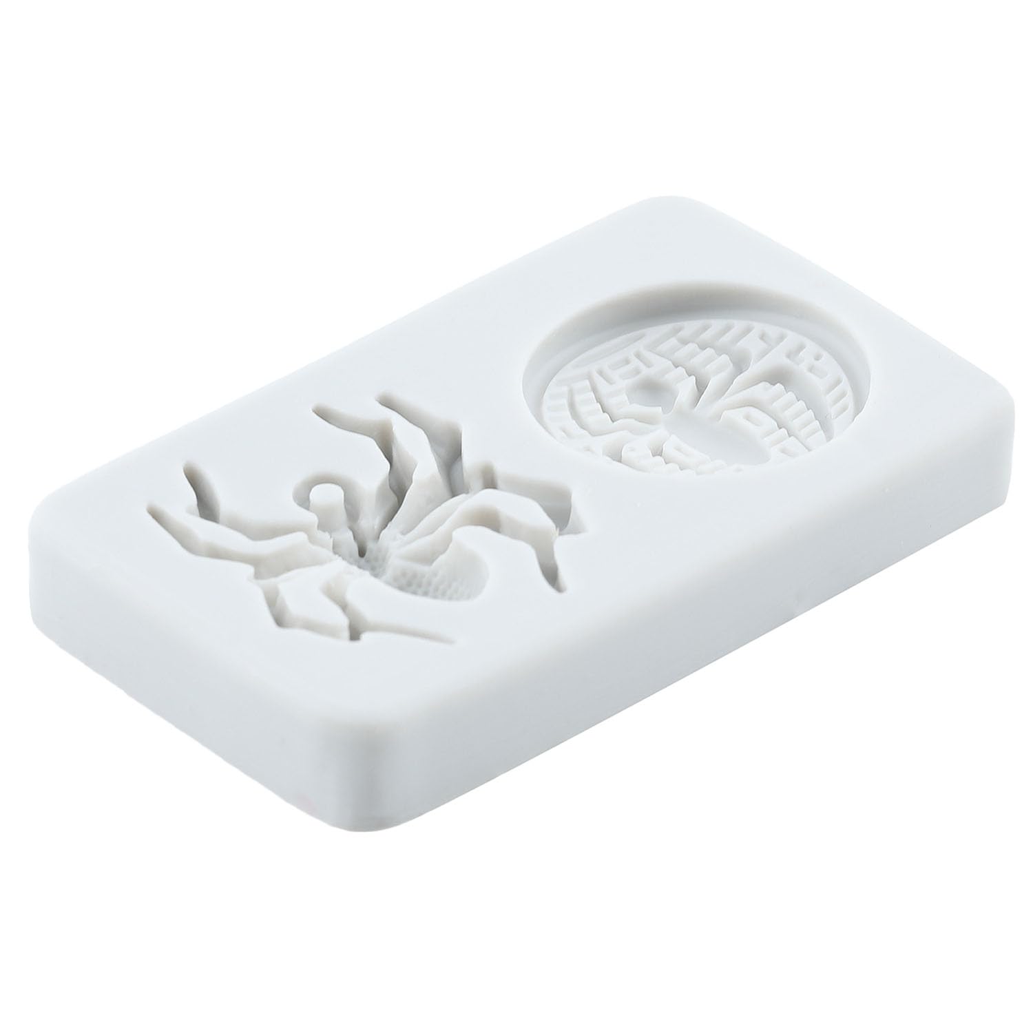 Spider & Spider Web Silicone Fondant Mold Set – 4-Piece Cake Decoration Molds For Chocolate, Clay, Candy - View #2