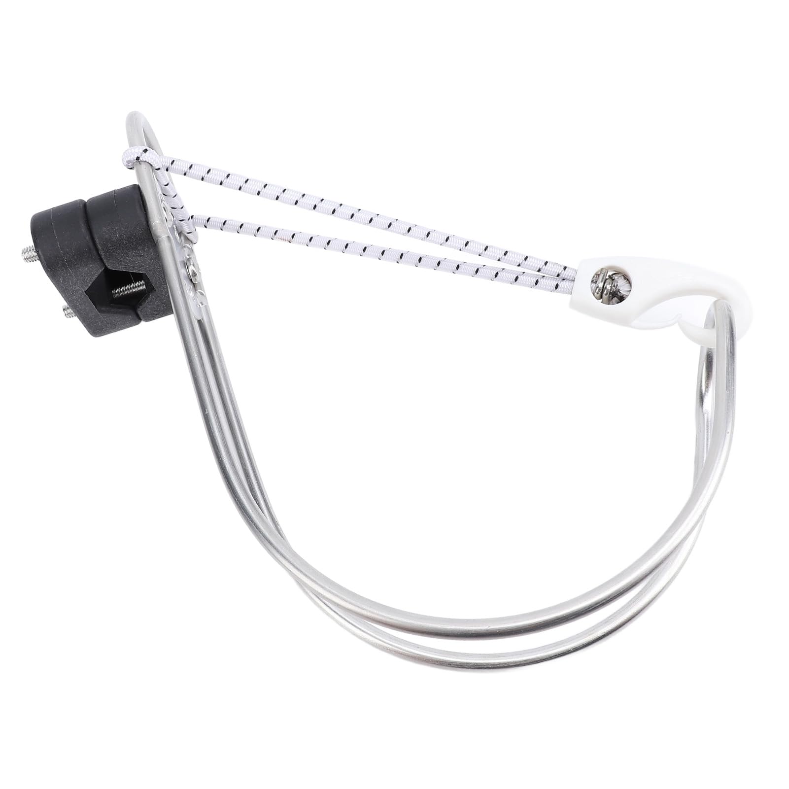 Supporto per Staffa per Anello Salvagente a Ferro di Cavallo per Barca in Acciaio Inossidabile con Supporto in Plastica, Adatto per Yacht Marini