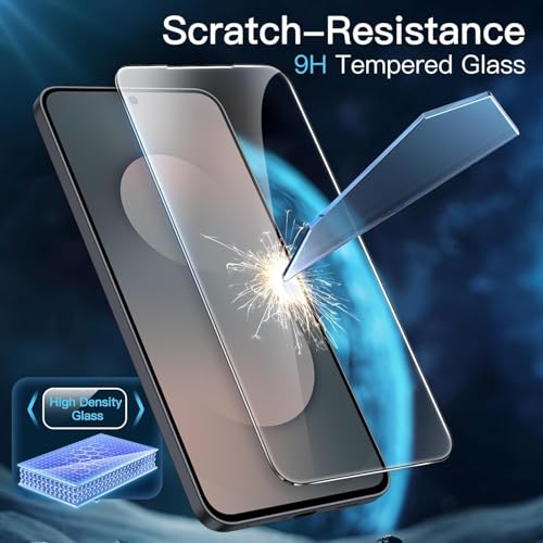 Image of 4youquality Military-Grade Gorilla Tempered Glass For Galaxy S25 FE 5G (1 Pack) | 9H Hardness | Edge-to-Edge Coverage | Bubble-Free Installation