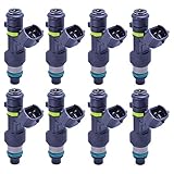 Hitachi OEM Set of 8 Fuel Injectors For Infiniti FX45 M45 Q45 Base 4.5L V8