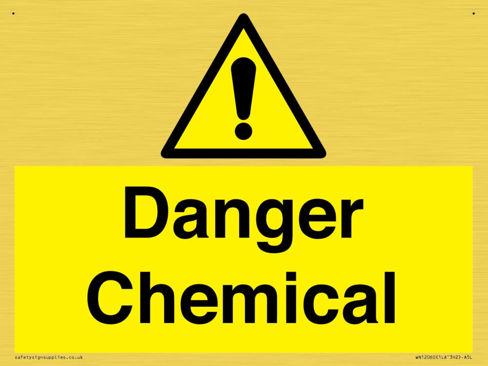 Danger Chemical Sign - 200x150mm - A5L