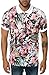 LRG Men's Jackie Oasis Short Sleeve Polo, White, X-Large
