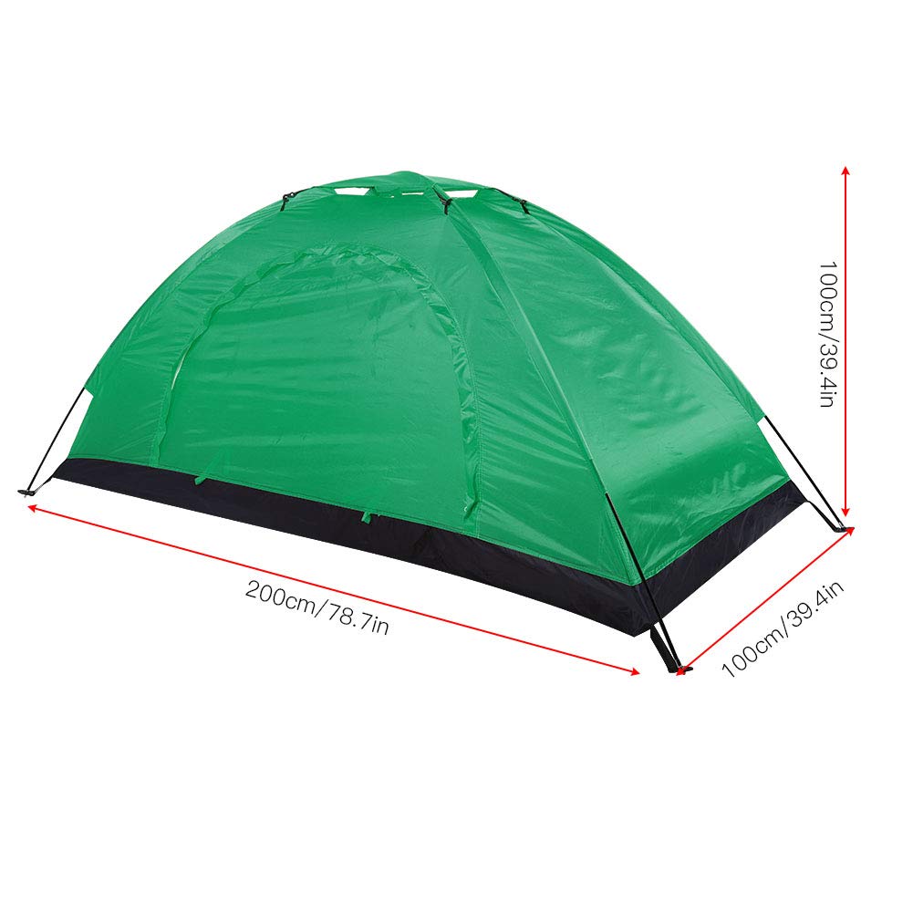 Outdoor Wodoodporny namiot rekreacyjny dla jednej osoby do wspinaczki wędkarskiej (Green)