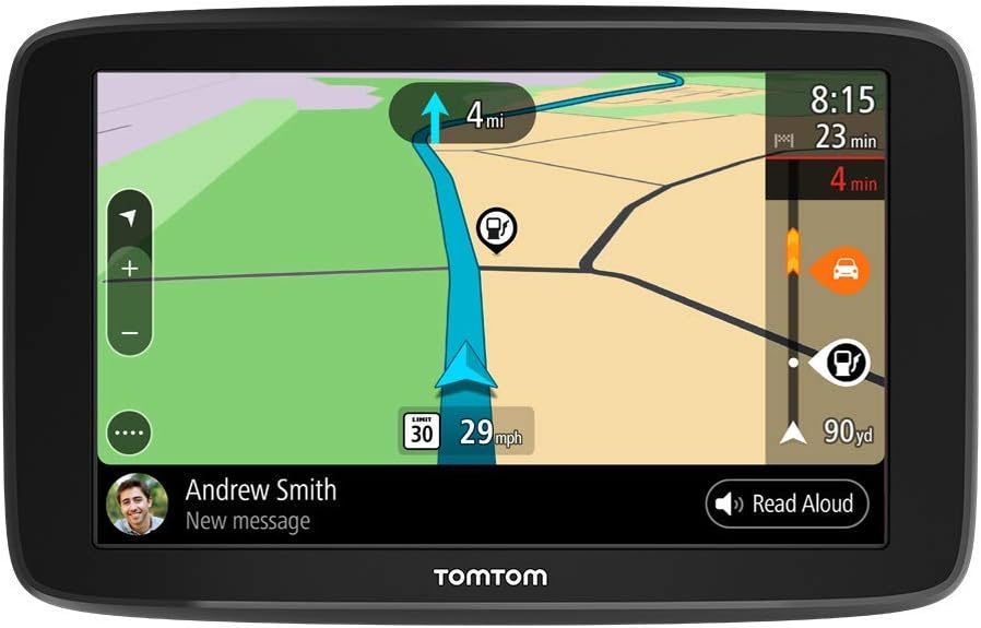 TomTom Go Comfort 5 with WiFi, 5 inch Display, Lifetime Traffic and Maps, Smart Routing, Destination Prediction and Road Trips (Renewed)