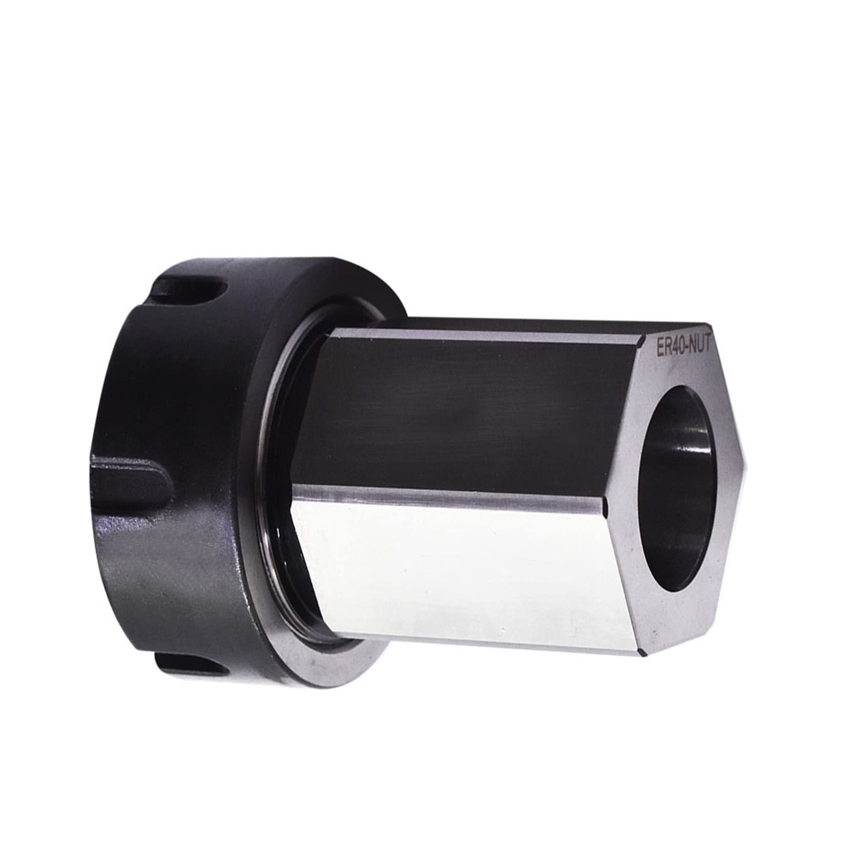 ER-40 Sechskant-Spannzangenblock-Halter Werkzeughalter für CNC-Drehmaschine Graviermaschine (ER-40 Hex)