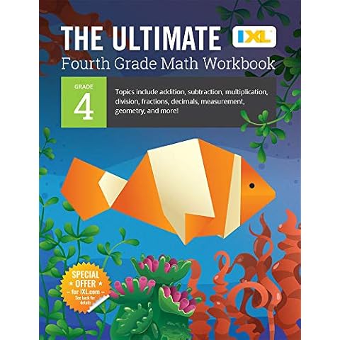 IXL | The Ultimate Grade 4 Math Workbook Cover