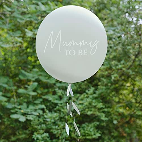 Ginger Ray Wooden Gender Neutral Baby Hanging Decoration for Baby Showers Including Twine to Hang