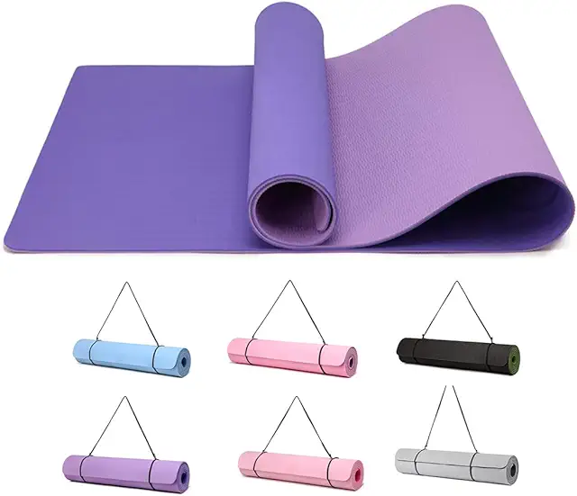 Good Nite Kids Yoga Mat - TPE Non-Slip 6mm Thick with Carry Strap