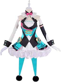 Amazon.co.jp: 初音ミク コスプレ ライブ 衣装 ワンピース