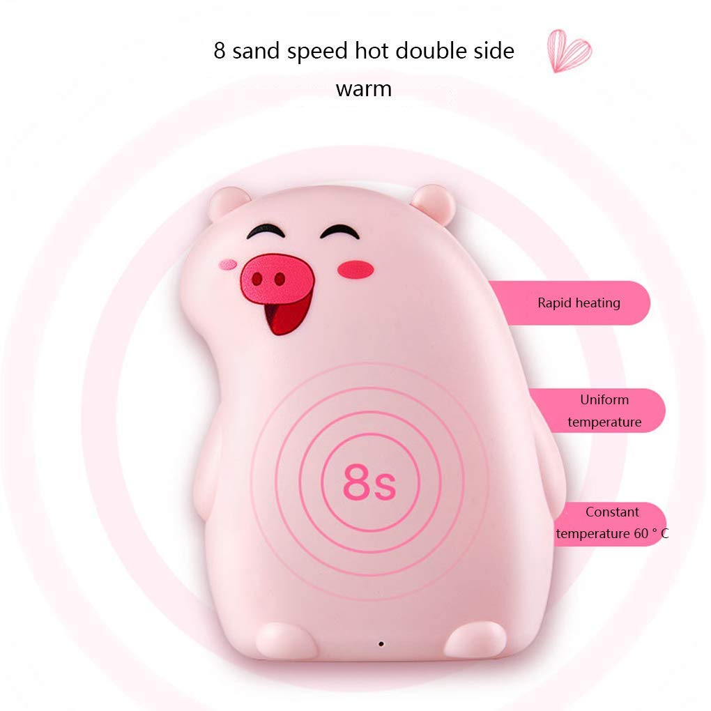 Scaldamani Ricaricabile USB, scaldamani Portatile Elettrico in Inverno all'aperto, scaldamani Tascabile Ricaricabile Regalo Sicuro Banca di Potere di Riscaldamento