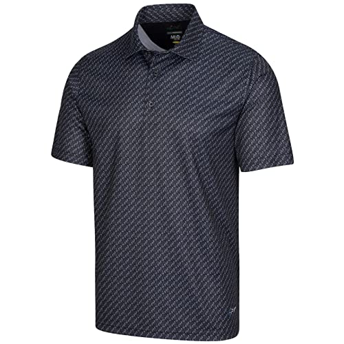 Polo de golf respirant Greg Norman ML75 noir anti-transpiration