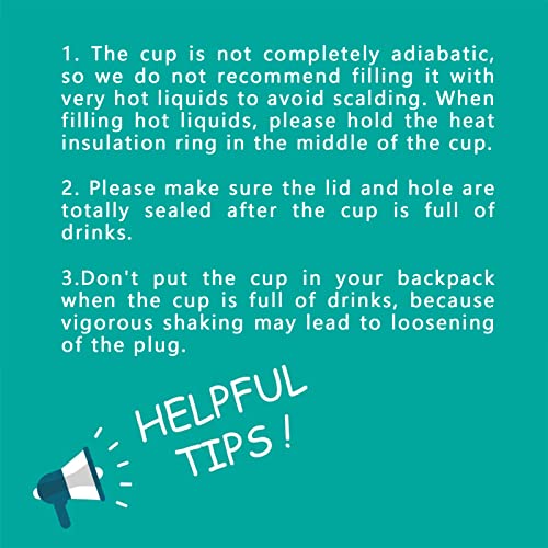 Darunaxy Collapsible Travel Cup - 1 Pack Silicone Folding Camping Cup Sport Bottle With Lids - Expandable Scald-Proof Drinking Cup - 19 Oz Portable Bottle(Blue) #TOP2