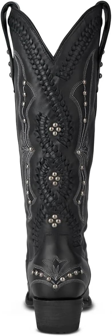 Yolkomo Cowboy Boots for Women Knee High Western Cowgirl Boots