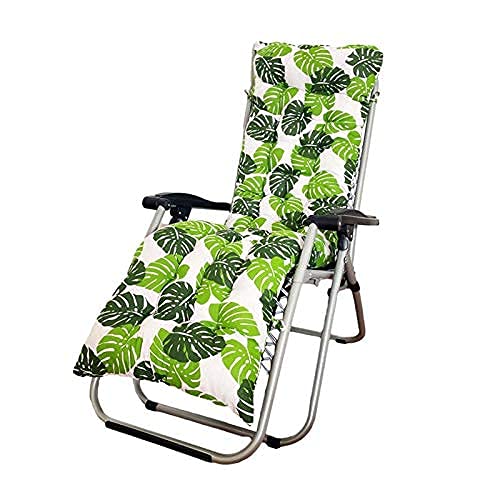 Stuhlkissen, Sun Lounger Cushion Recliner Chair Cushion Faltbares Schaukelstuhlkissen Langer Stuhl Couch Sitzkissenpolster Garden Lounger Mat (Farbe: 02)