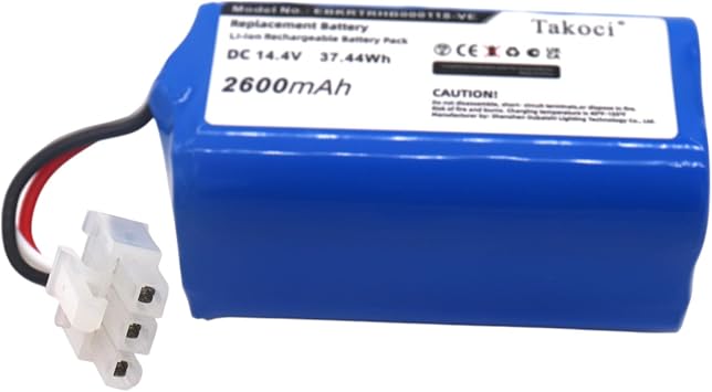 2600mAh Compatible with iCLEBO Arte ARTE YCR-M05 Light Pop POP YCR-M05-P Smart YCR-M04-1 Smart YCR-M05-10 YCR-M05-10 YCR-M05-11 YCR-M05-20 YCR-M05-30 YCR-M05-50