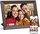 Frameo Digitaler Bilderrahmen WiFi, 10,1 Zoll Bilderrahmen 1280 × 800 HD IPS Touchscreen 32 GB Speicher, Auto-Rotate Cloud-Fotorahmen Diashow, Teilen Sie Fotos Videos aus der Ferne mit Mutter, Vater