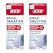 Produktbild SOS Kohle-Tabletten, Kohletabletten bei Durchfallerkrankungen, Vergiftungen durch Nahrungsmittel, Durchfall Tabletten ideal für die Reiseapotheke, 2 x 30 Tabletten