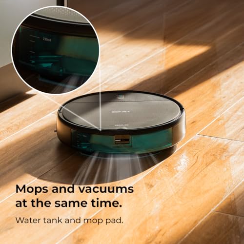 Cecotec Robot Aspirapolvere Conga M10. Navigazione Giroscopica Ordinata, 2000Pa Pressione Di Aspirazione, Autonomia 120 Minuti, Sensori Anticaduta E 2 Spazzole Laterali, Design Compatto, App Control - 9