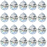Facile à suspendre : Chaque goutte de verre pour suspendre a un petit trou pour un montage facile en tant qu'attrape-soleil de fenêtre ou autre décoration en cristal.